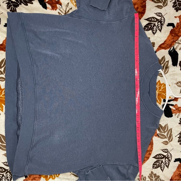 American Eagle Outfitters Blue Oversized Sweatshirt {Size Small} - Picture 4 of 9